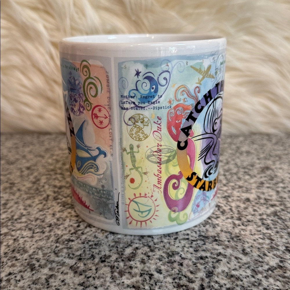 Vintage Starbucks Doonesbury "Catch the Buzz" 20oz mug designed by Garry Trudeau - Picture 2 of 6